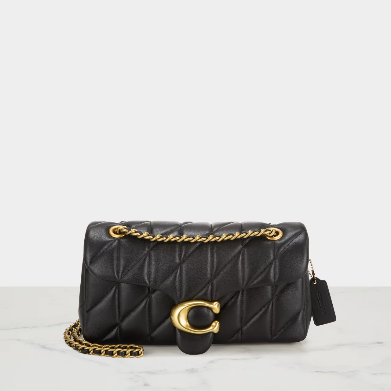 COACH Tabby Quilted 26 Shoulder Bag - Black