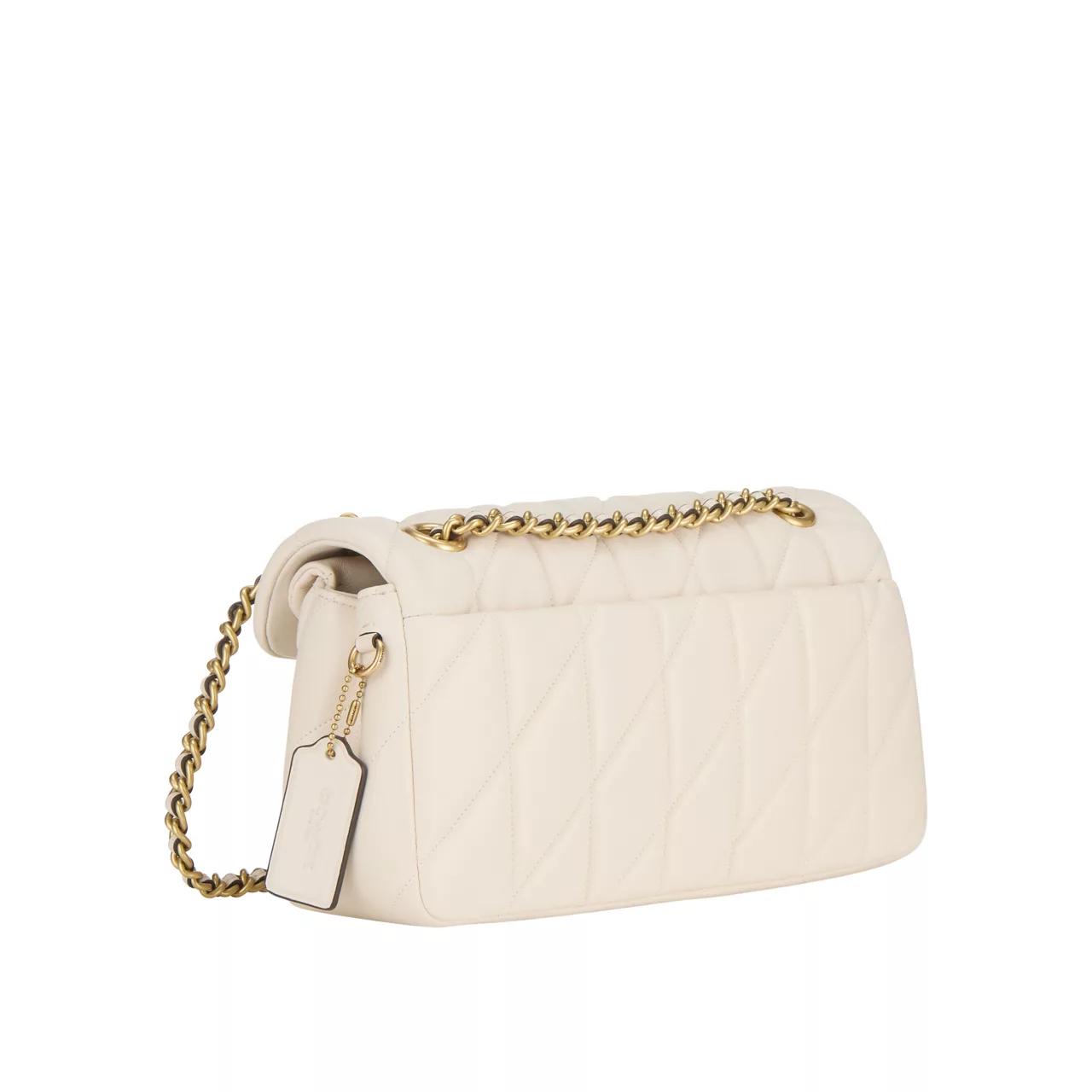 COACH Tabby Quilted 26 Shoulder Bag - Chalk