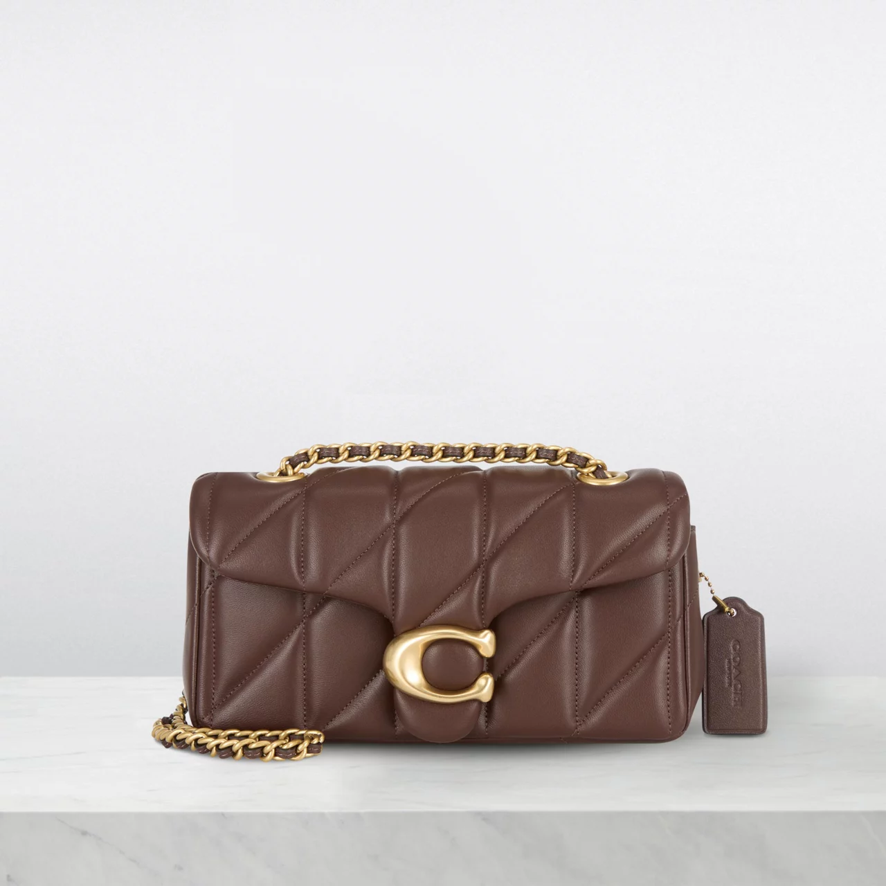 COACH Tabby Quilted 26 Shoulder Bag - Maple