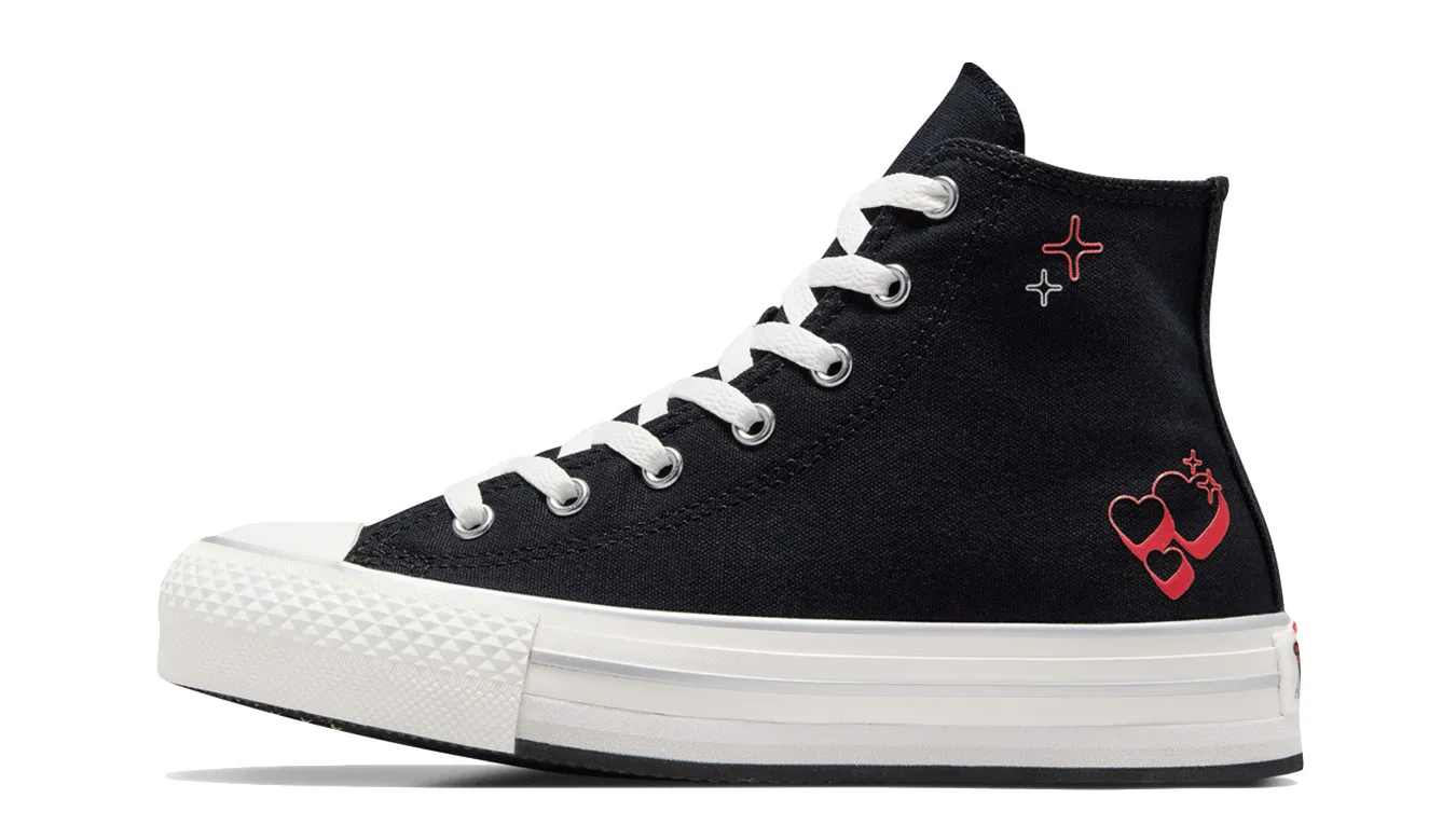 Converse Chuck Taylor All Star EVA Lift Platform Y2K Heart