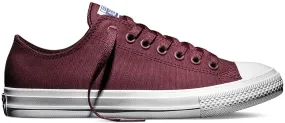 Converse Chuck Taylor II Low Top Bordeaux/White