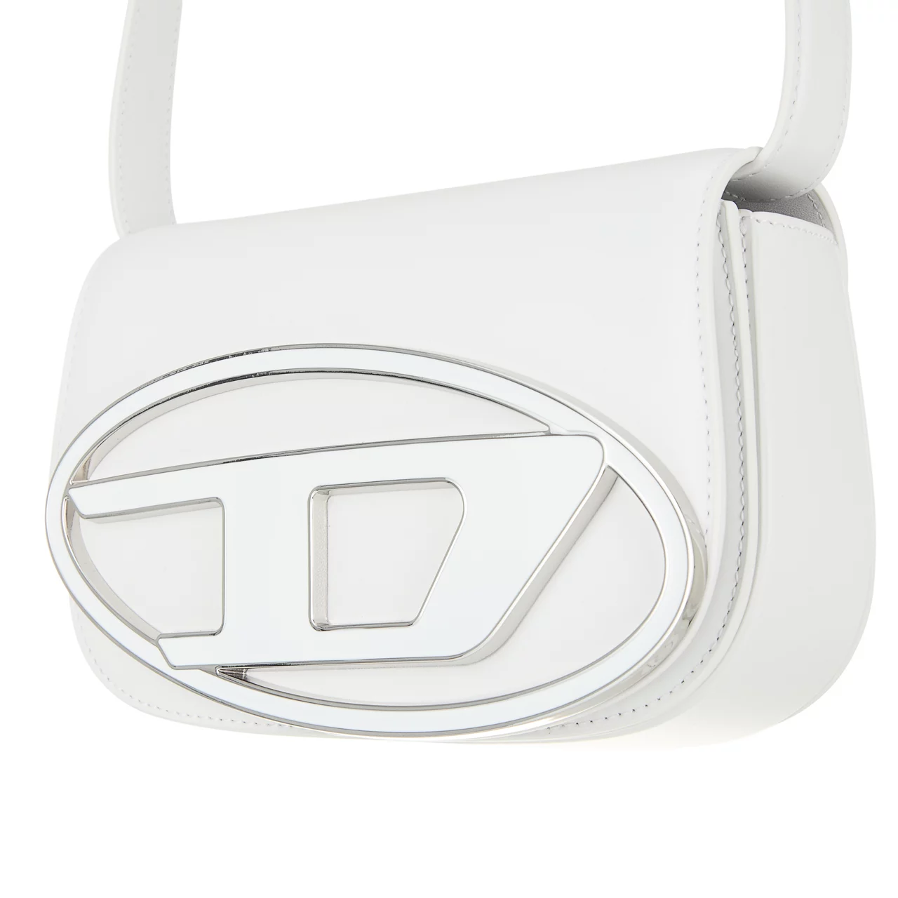 DIESEL 1DR Tonal Shoulder Bag - White