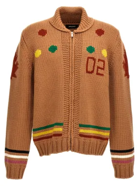 Dsquared2 Jacquard Cardigan