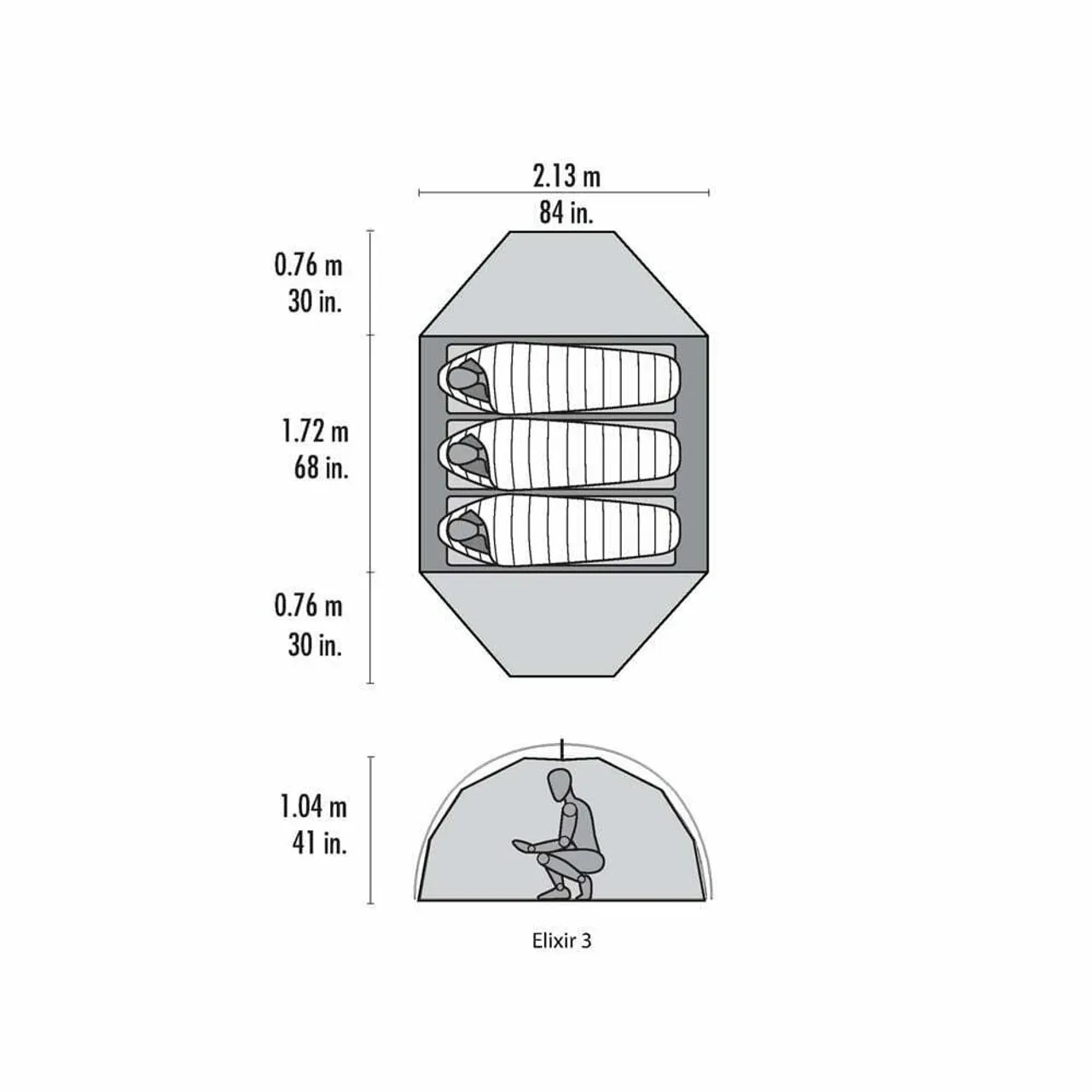 Elixir 3 Person Tent & Footprint