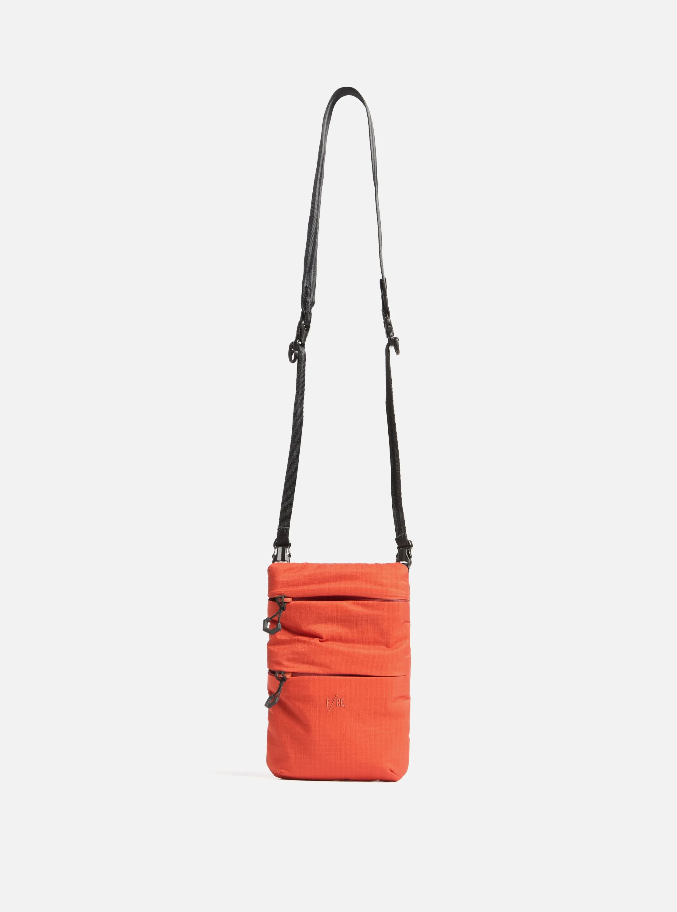 F/CE. 2.5 Layer Portrait Shoulder/Crossbody Bag in Burnt Orange Nylon