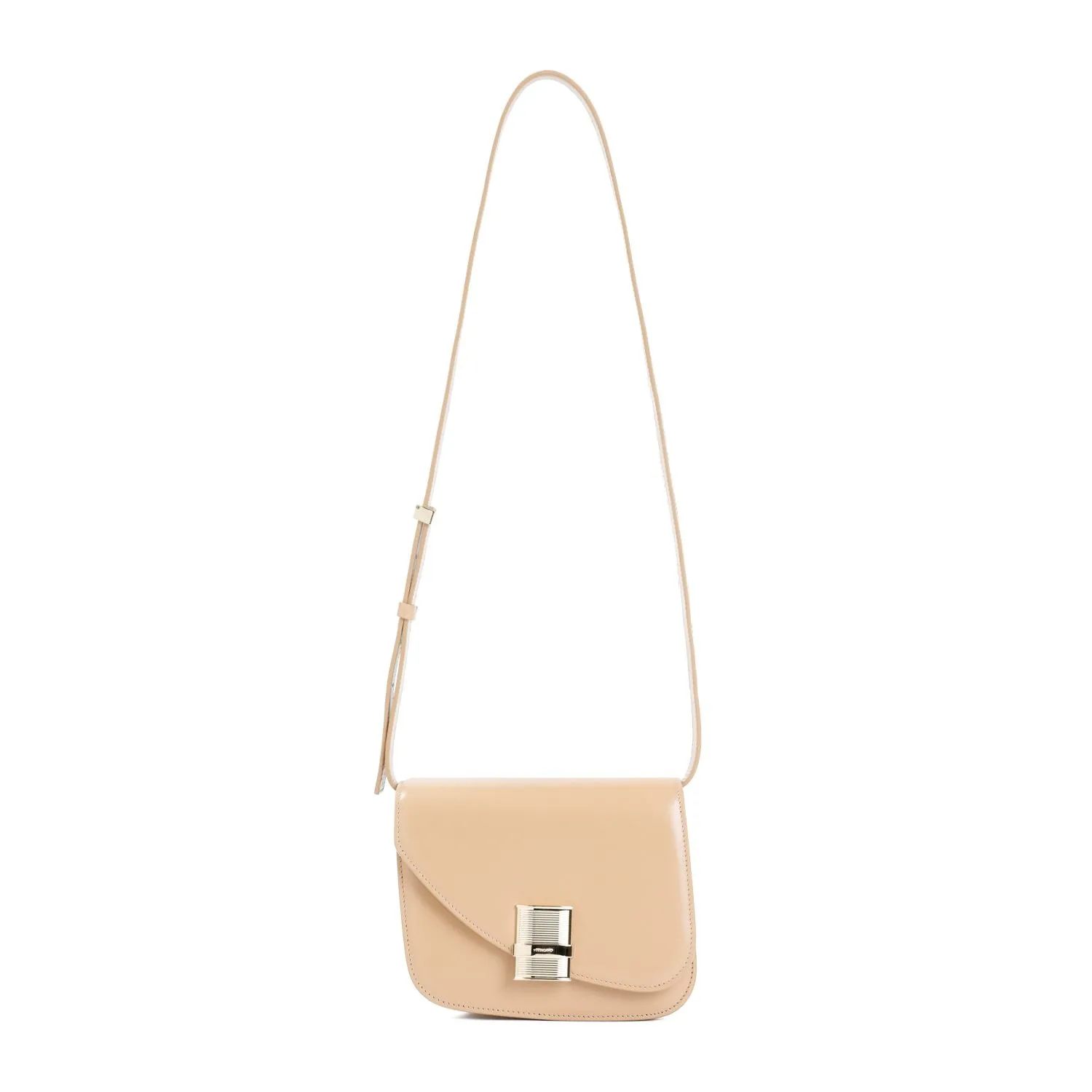 FERRAGAMO Nude & Neutrals Calf Leather Shoulder & Crossbody Bag for Women