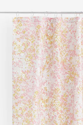 Floral shower curtain - Light pink/Floral - Home All | H&M GB