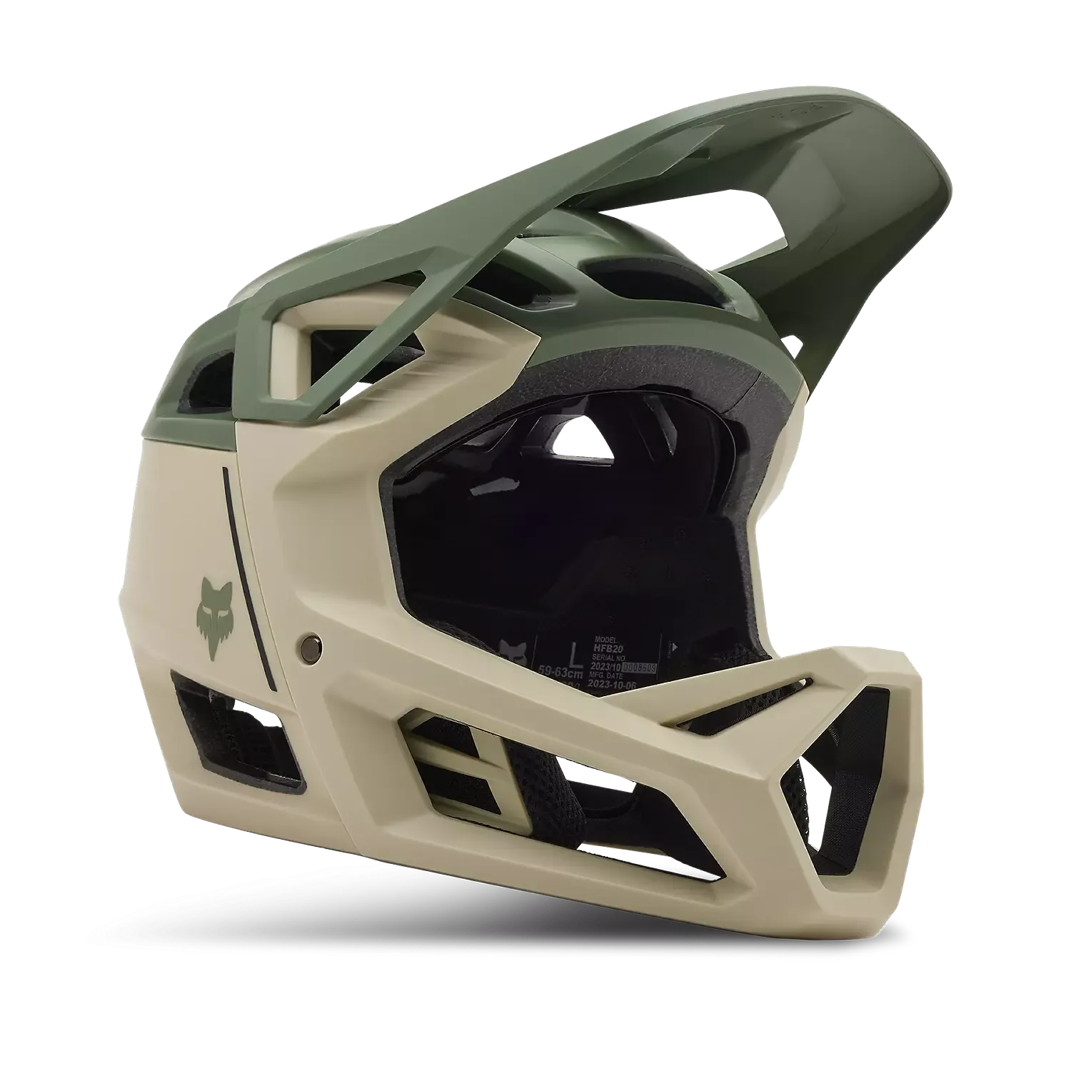 Fox Racing Proframe Full Face Helmet - Clyzo - Cream