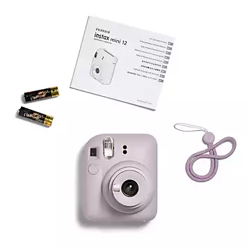 Fujifilm Instax Mini 12 Instant Camera with 20 Shot Film Pack - Lilac Purple | Kaleidoscope