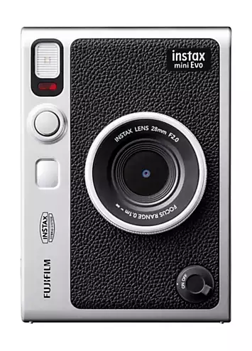 Fujifilm Instax Mini Evo Hybrid Instant Camera with 20 Shot Pack - Black | Kaleidoscope