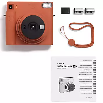 Fujifilm Instax Square SQ1 Instant Camera (20 Shots) - Terracotta Orange | Kaleidoscope