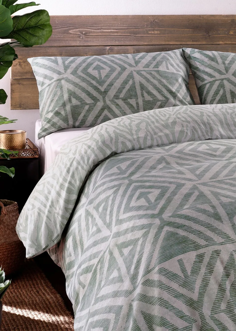 furn. Tanza Global Geometric Duvet Cover