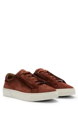 Gary low-top trainers in suede