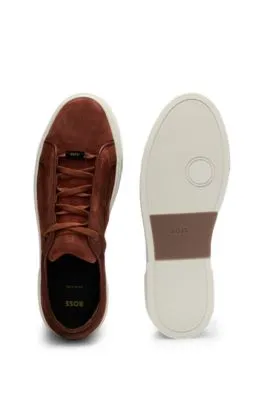 Gary low-top trainers in suede