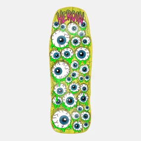 Heroin Skateboards - 10.25 Mutant Eyeballer Skateboard Deck (Various Stains)