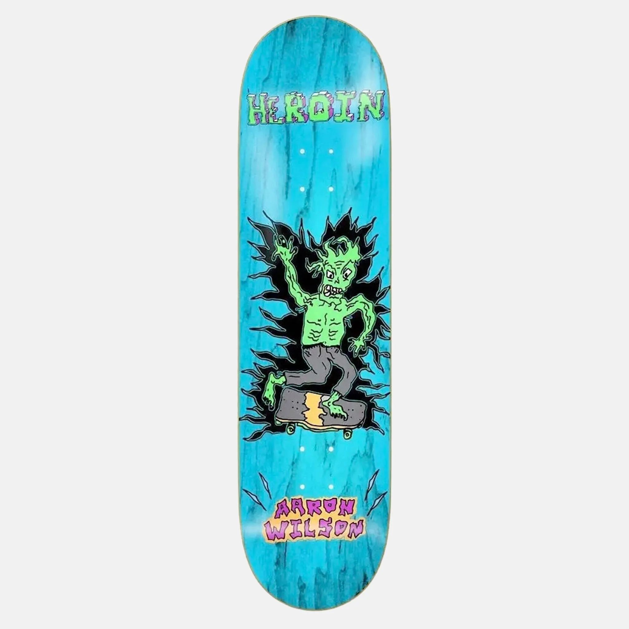 Heroin Skateboards - 8.5 Aaron Wilson Toon Skateboard Deck