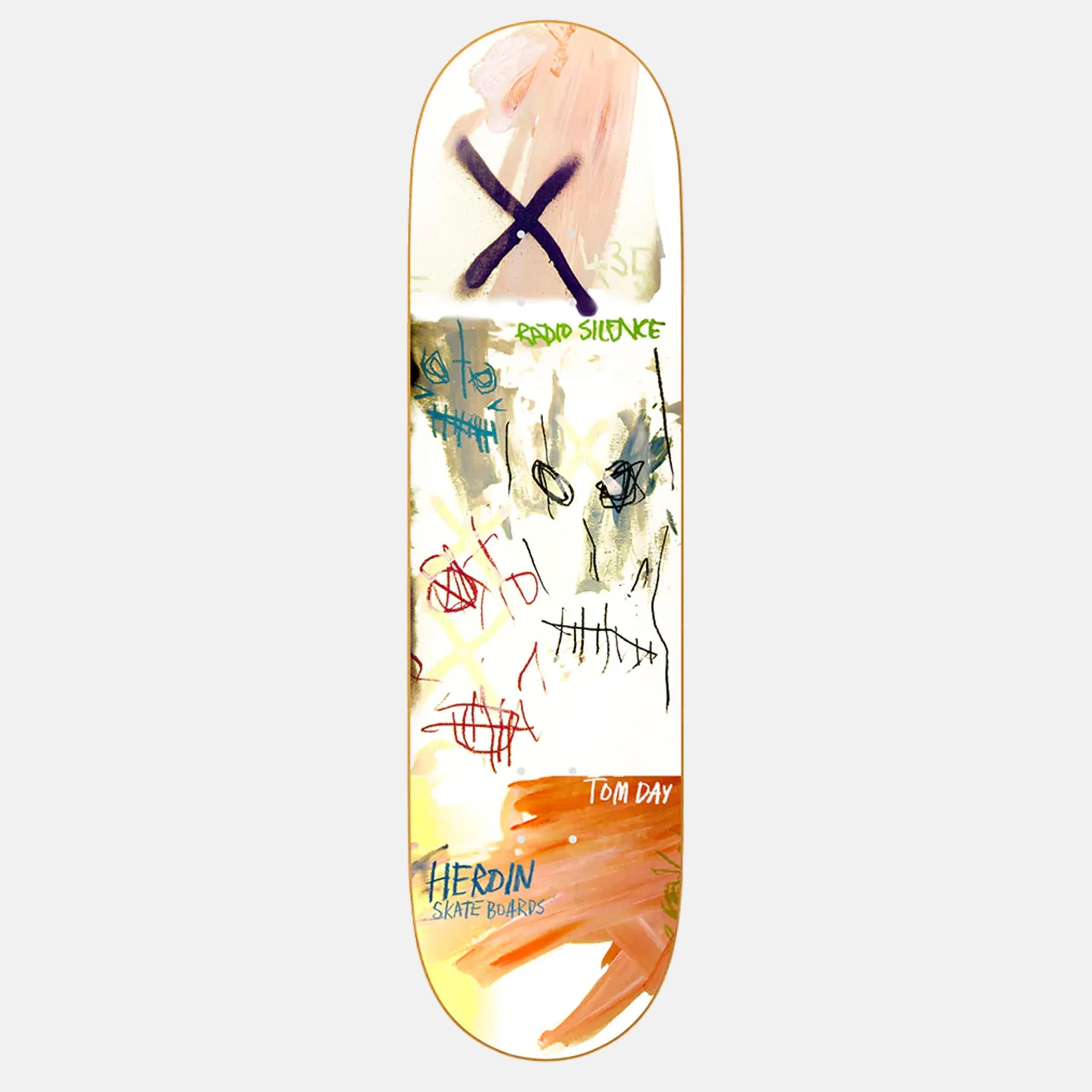 Heroin Skateboards - 8.625 Tom Day Painted Skateboard Deck