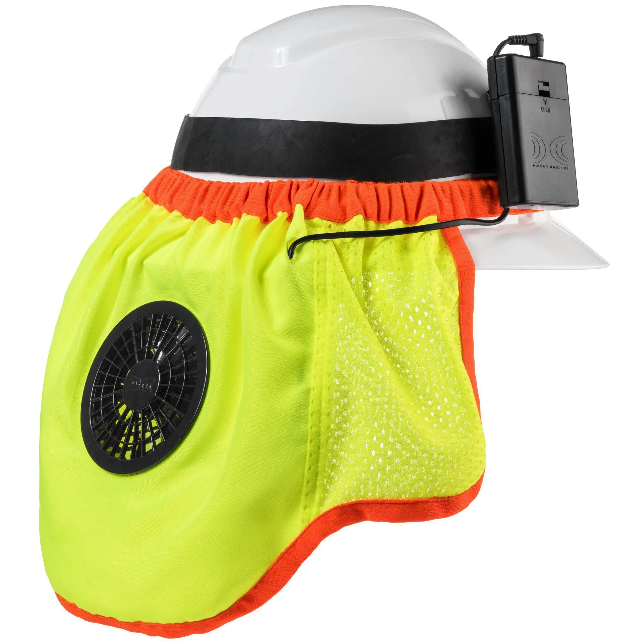 High Visibility Helmet Fan Attachment - Full Brim (Free US Shipping)