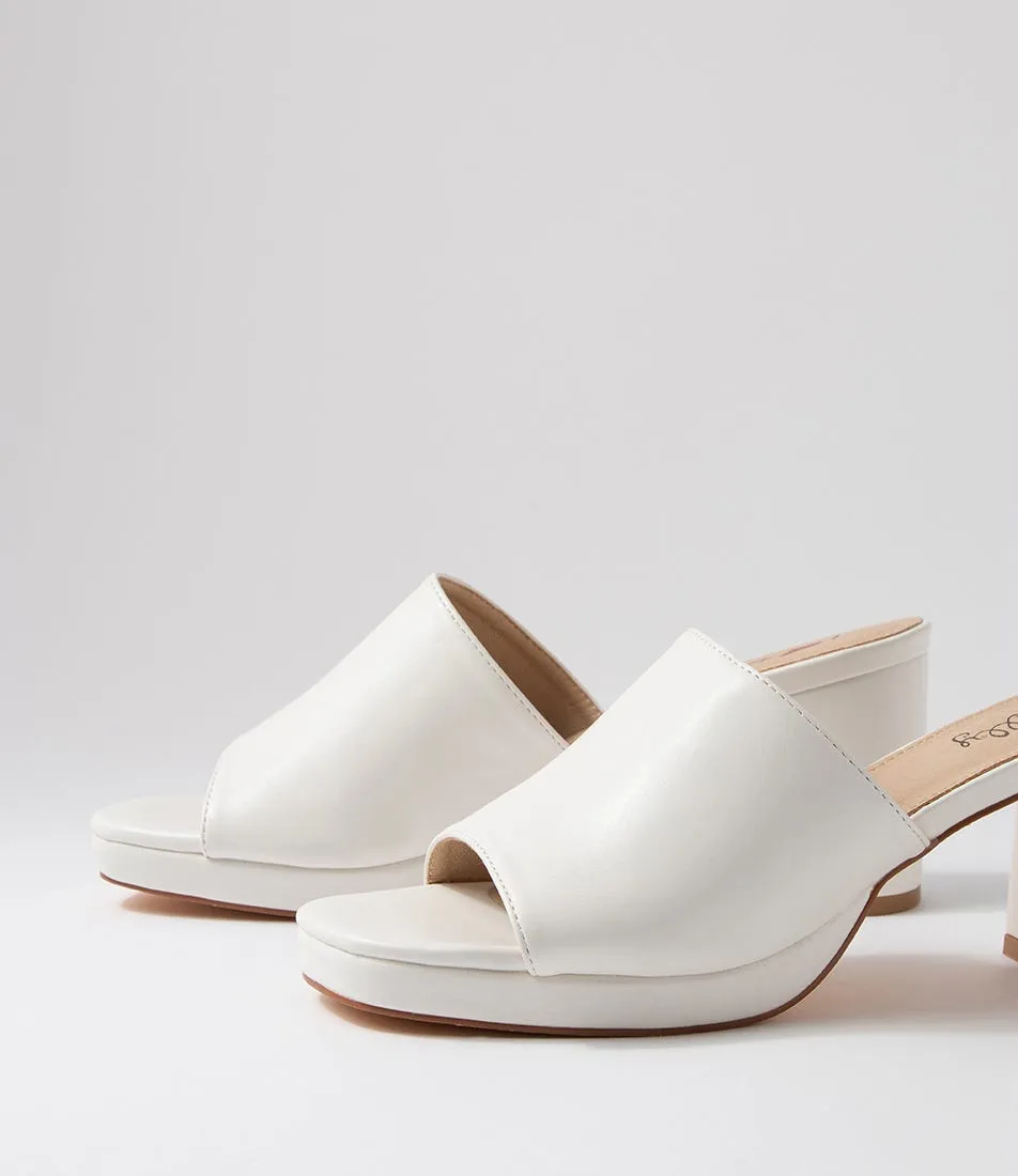 I LOVE BILLY Hinkley White Mules