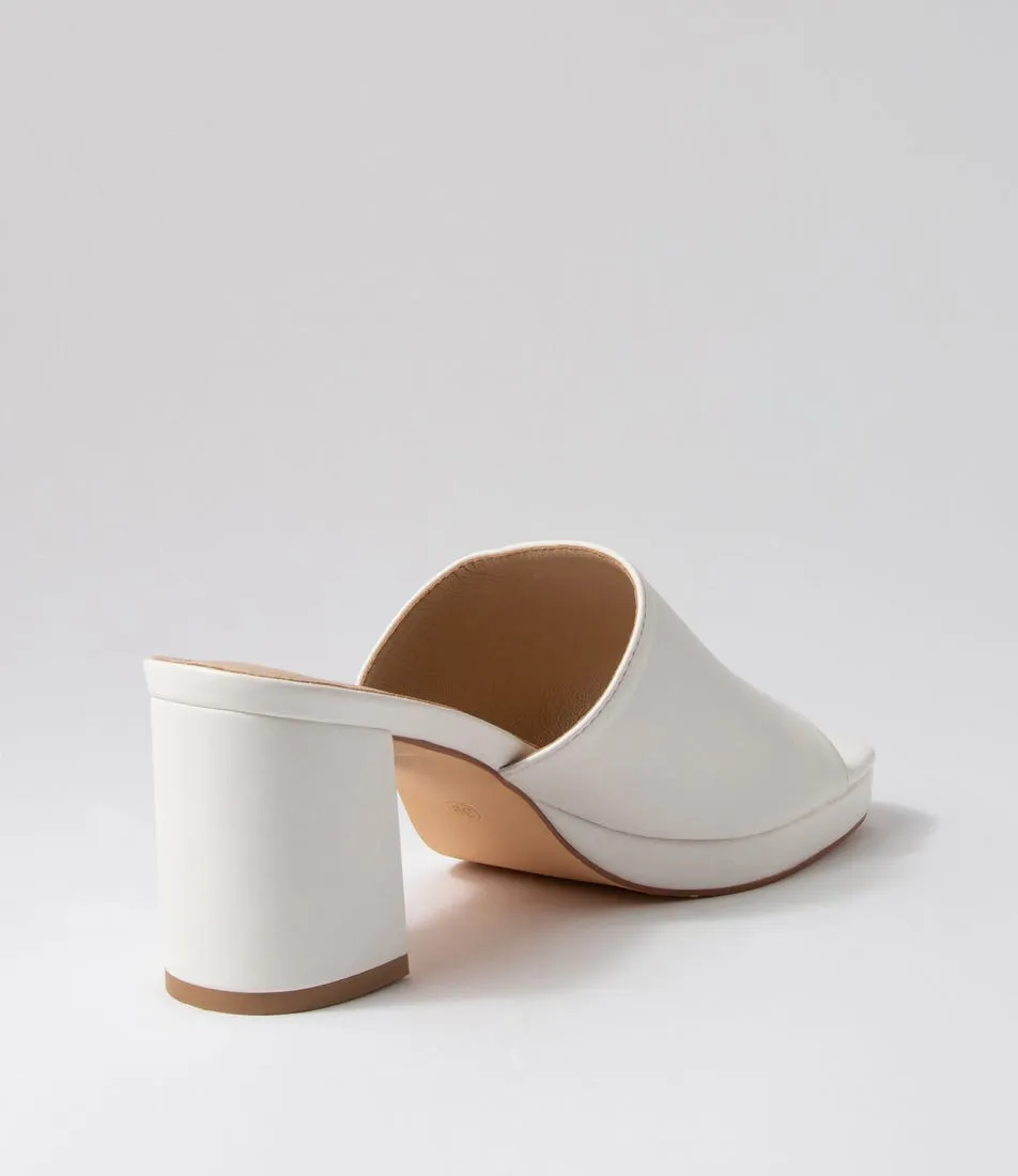 I LOVE BILLY Hinkley White Mules