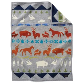 Jacquard Crib Baby Muchacho Blanket - Shared Paths