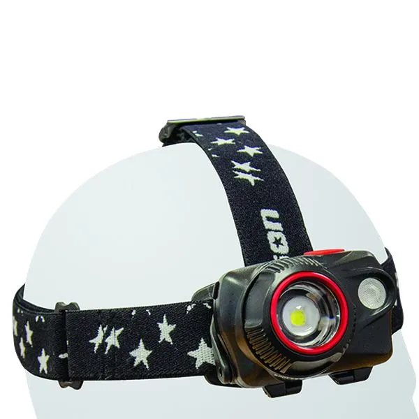 Jefferson 580lm Rechargeable Uni-Powered Cree LED Headlamp