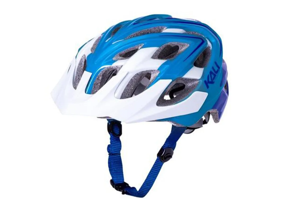 Kali Chakra Plus Sonic MTB Helmet - White-Blue