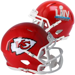 Kansas City Chiefs Super Bowl LIV Champions Riddell Speed Authentic Helmet