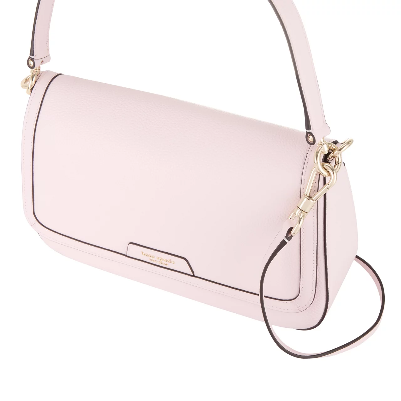 KATE SPADE NEW YORK Hudson Flap Shoulder Bag - Shimmer Pink