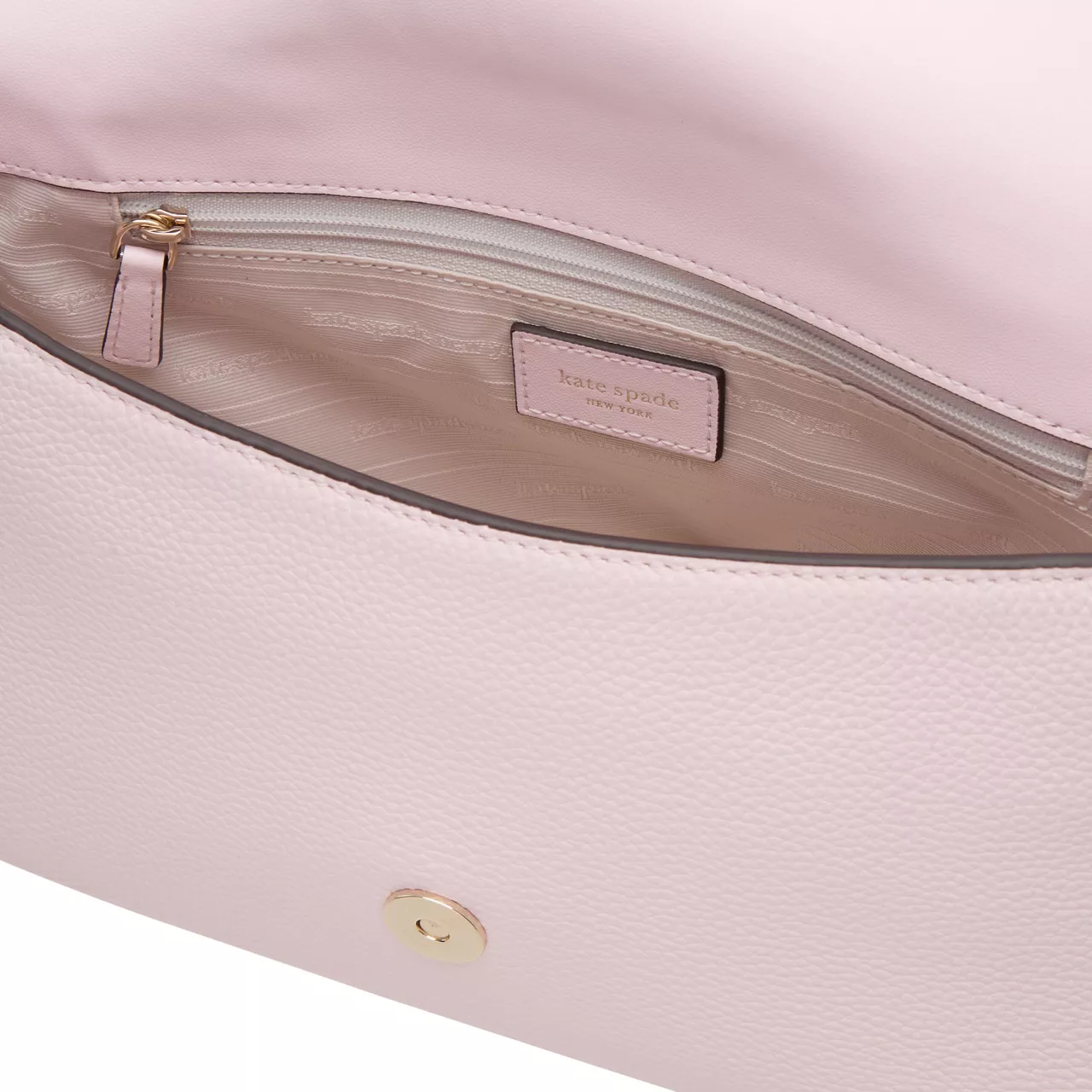 KATE SPADE NEW YORK Hudson Flap Shoulder Bag - Shimmer Pink