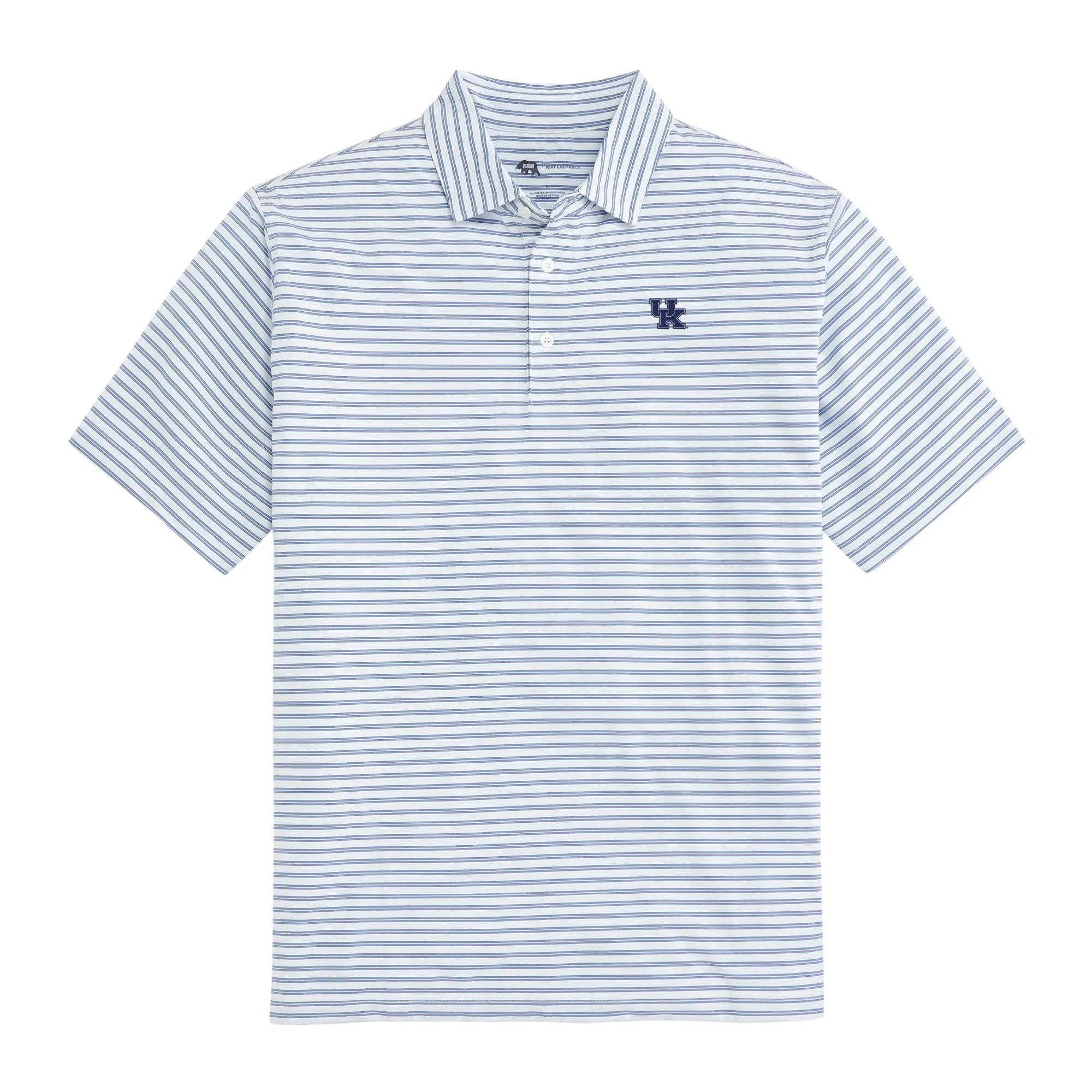 Kentucky Wedge Stripe Performance Polo