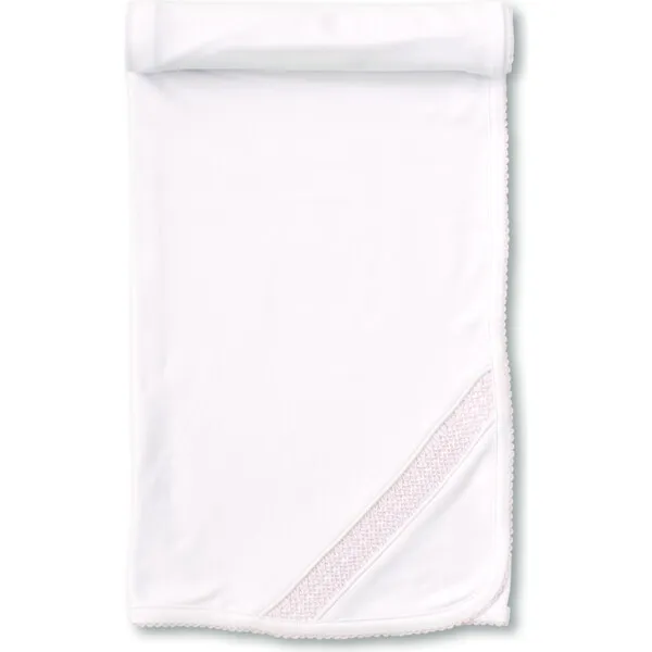 Kissy Kissy Charmed Blanket, White & Pink