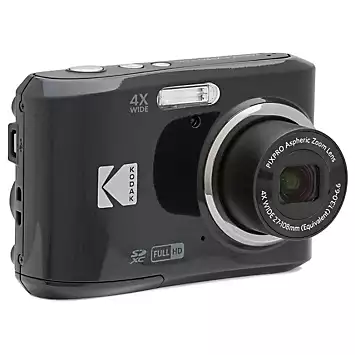 Kodak PIXPRO FZ45 16MP 4x Zoom Compact Camera - Black | Kaleidoscope