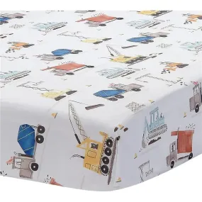 Lambs & Ivy - Construction Zone Baby Fitted Crib Sheet