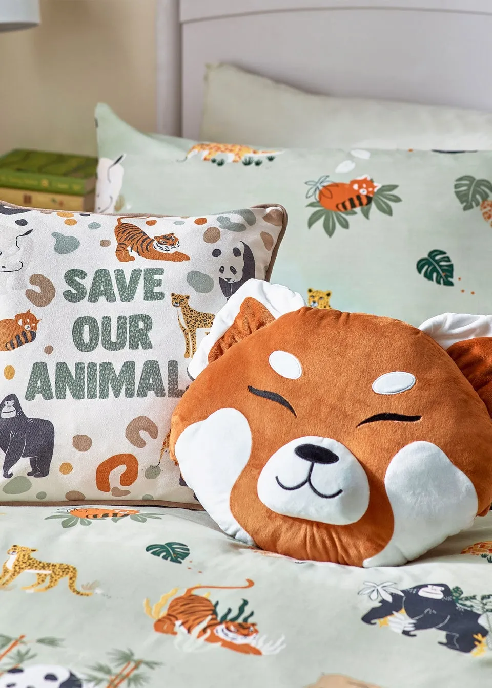 little furn. Wildlife Animal Reversible Duvet Cover Set