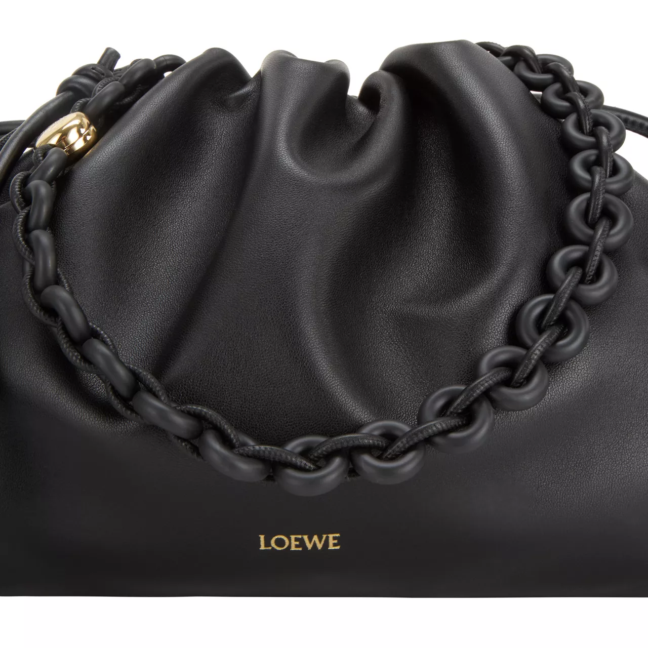 LOEWE Flamenco Large Shoulder Bag - Black