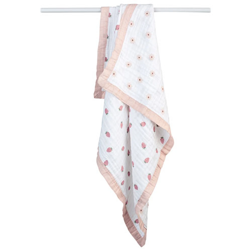 LULUJO Lulujo Reversible Muslin Blanket - 3-Ply