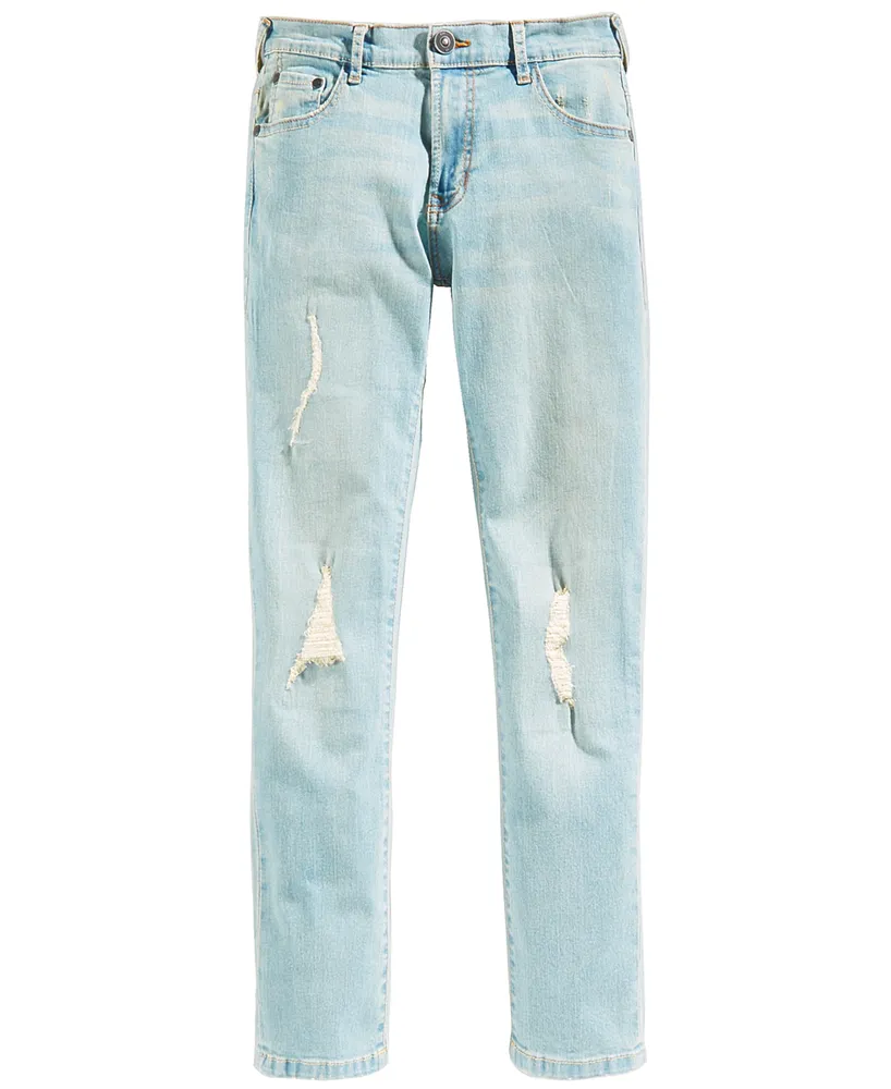 Macy's Distressed Denim Slim-Fit Jeans, Big Boys (8-20), Created for Macy's