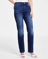 Macy's I.n.c. International Concepts Women's High-Rise Straight-Leg Jeans, Created for Macy's