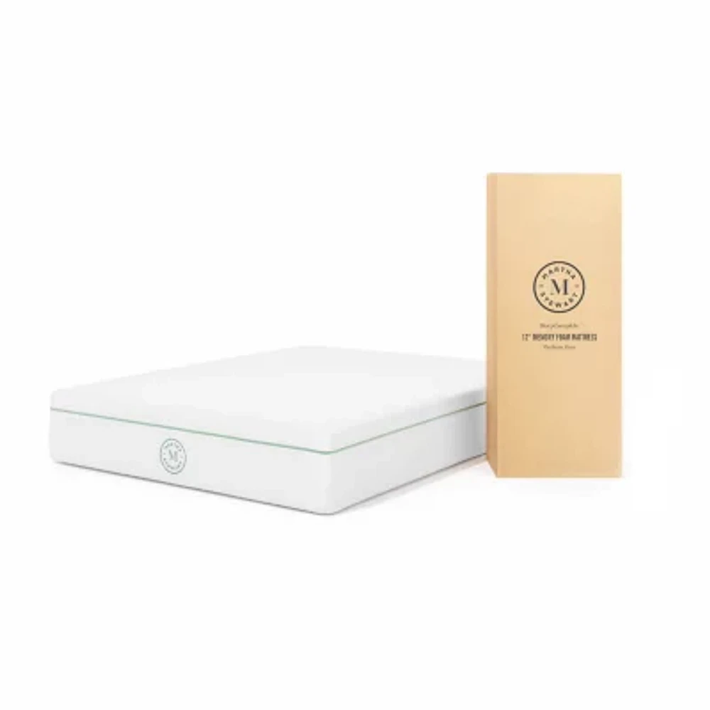 Martha Stewart SleepComplete 12" Gel Memory Foam Medium Firm Mattress a Box