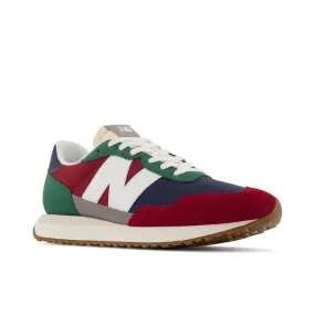 Mens New Balance 237 Nb Scarlet/Team Forest Green