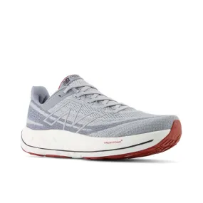 Mens New Balance Fresh Foam Vongo v6 in Aluminum Grey/Brick Red