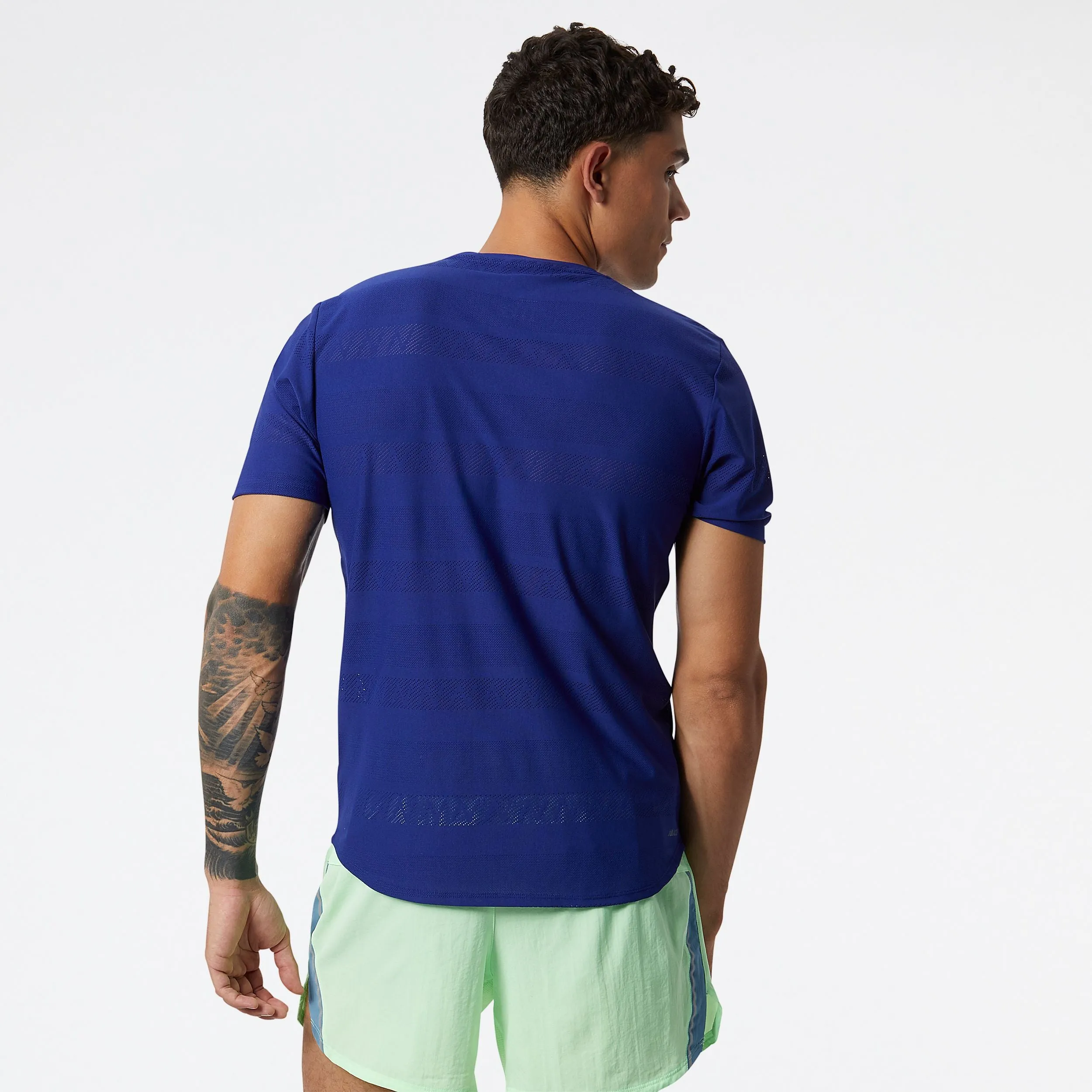 Men's New Balance Q Speed Jacquard Short Sleeve - MT13277-VBE