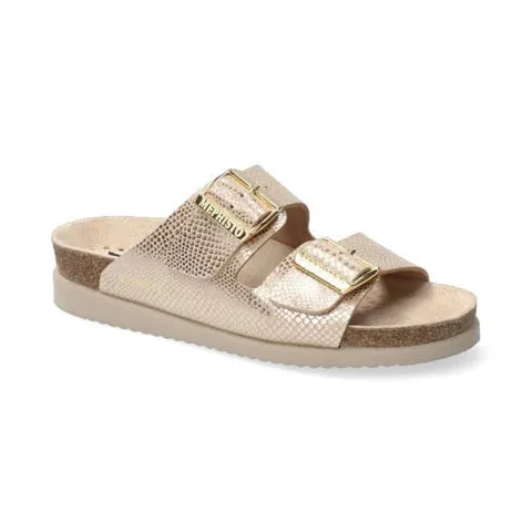 Mephisto Womens Hester Sandals - Light Sand Havana