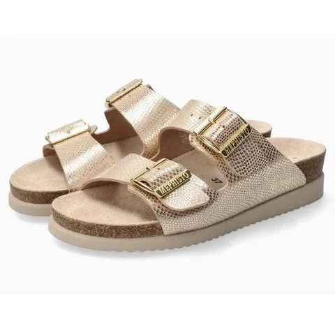 Mephisto Womens Hester Sandals - Light Sand Havana