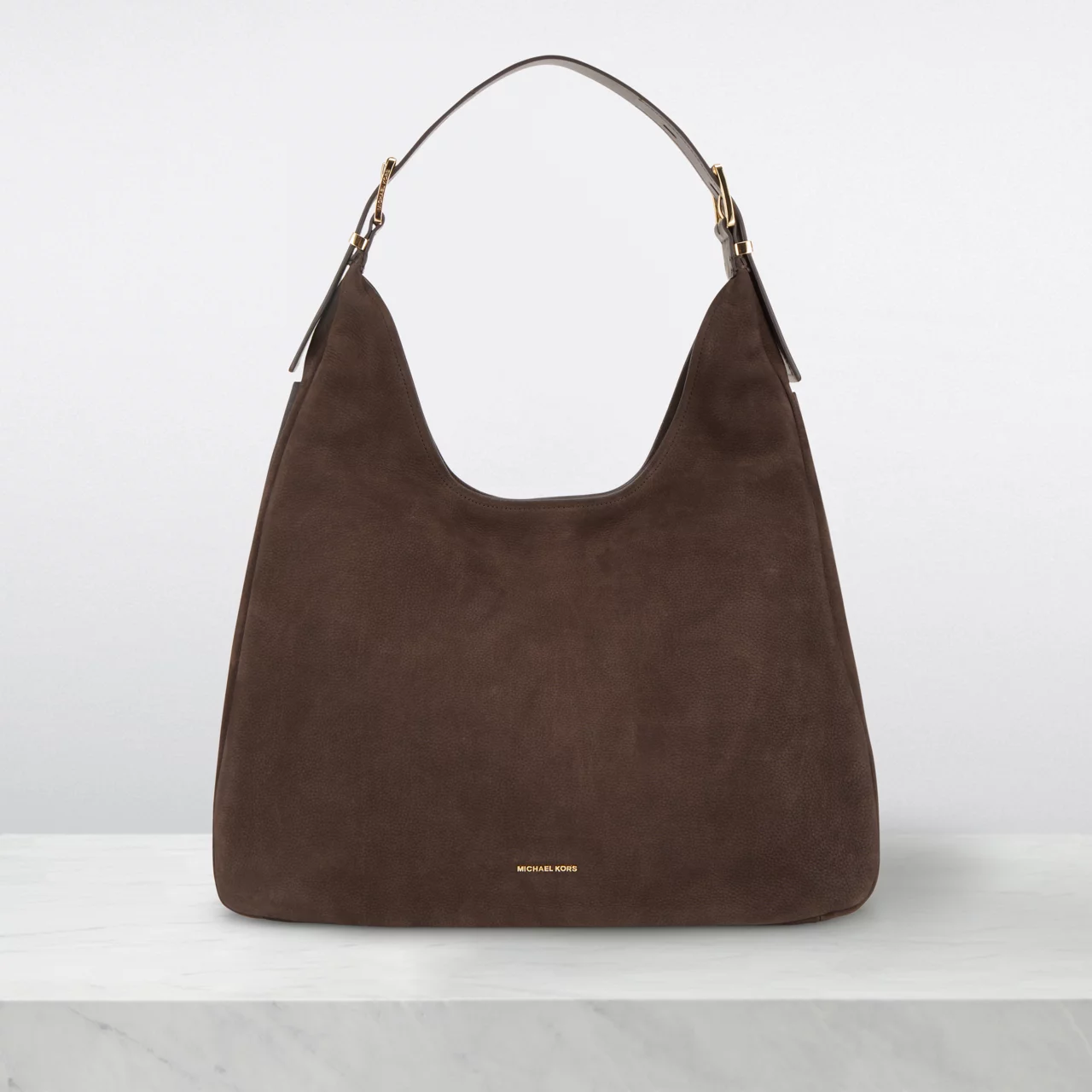 MICHAEL MICHAEL KORS Nolita Large Hobo Shoulder Bag - Chocolate