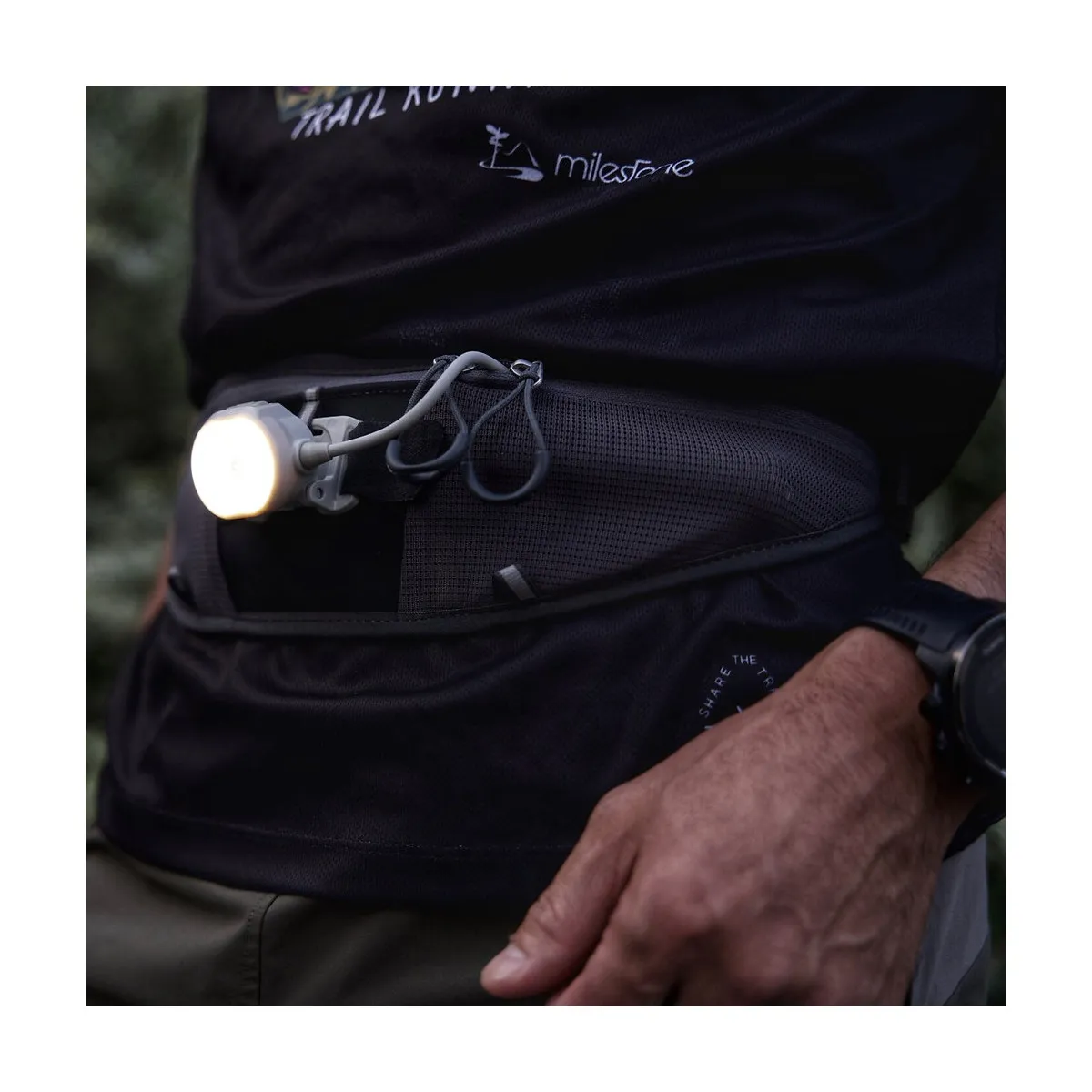 Milestone MS-i1 + Rushlight headlamp/waistlamp