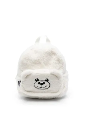 MOSCHINO KIDS White Teddy Bear Backpack