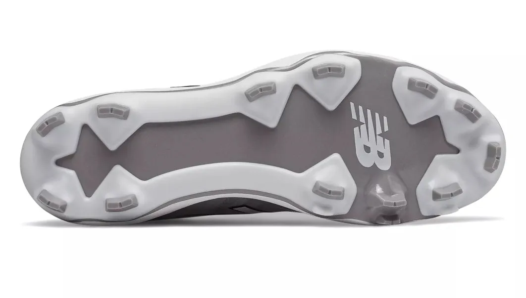 New Balance 4040v5 Adult Molded Cleats - Grey/White (PL4040G5)