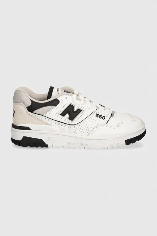 New Balance leather sneakers 550 white color BB550ESI